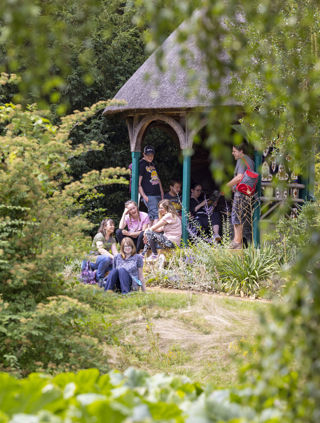 Group Visit To Swiss Garden, Portrait. © The Shuttleworth Trust. Photo Darren Harbar